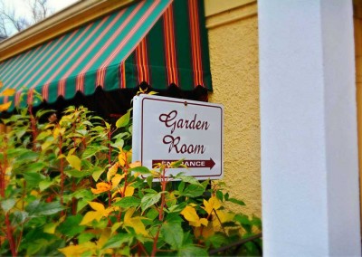 Garden room sign